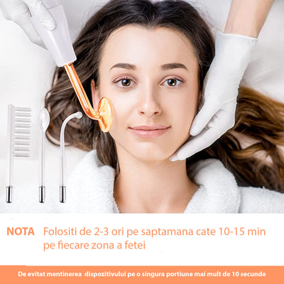 Electroderm Portabil Cu 4 Electrozi A-Z Beauty Skin