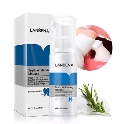 Spuma pentru albirea dintilor, Lanbena, 60 ml