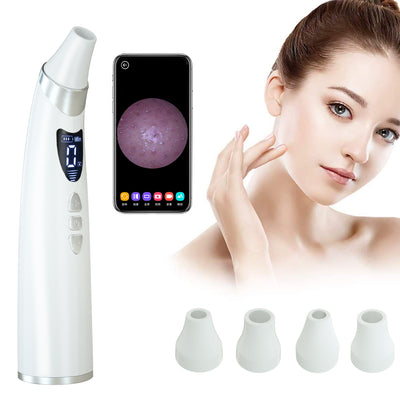 Aspirator smart,  pentru puncte negre, cu vacuum, Display , Wi-Fi APP A-Z Beauty Skin