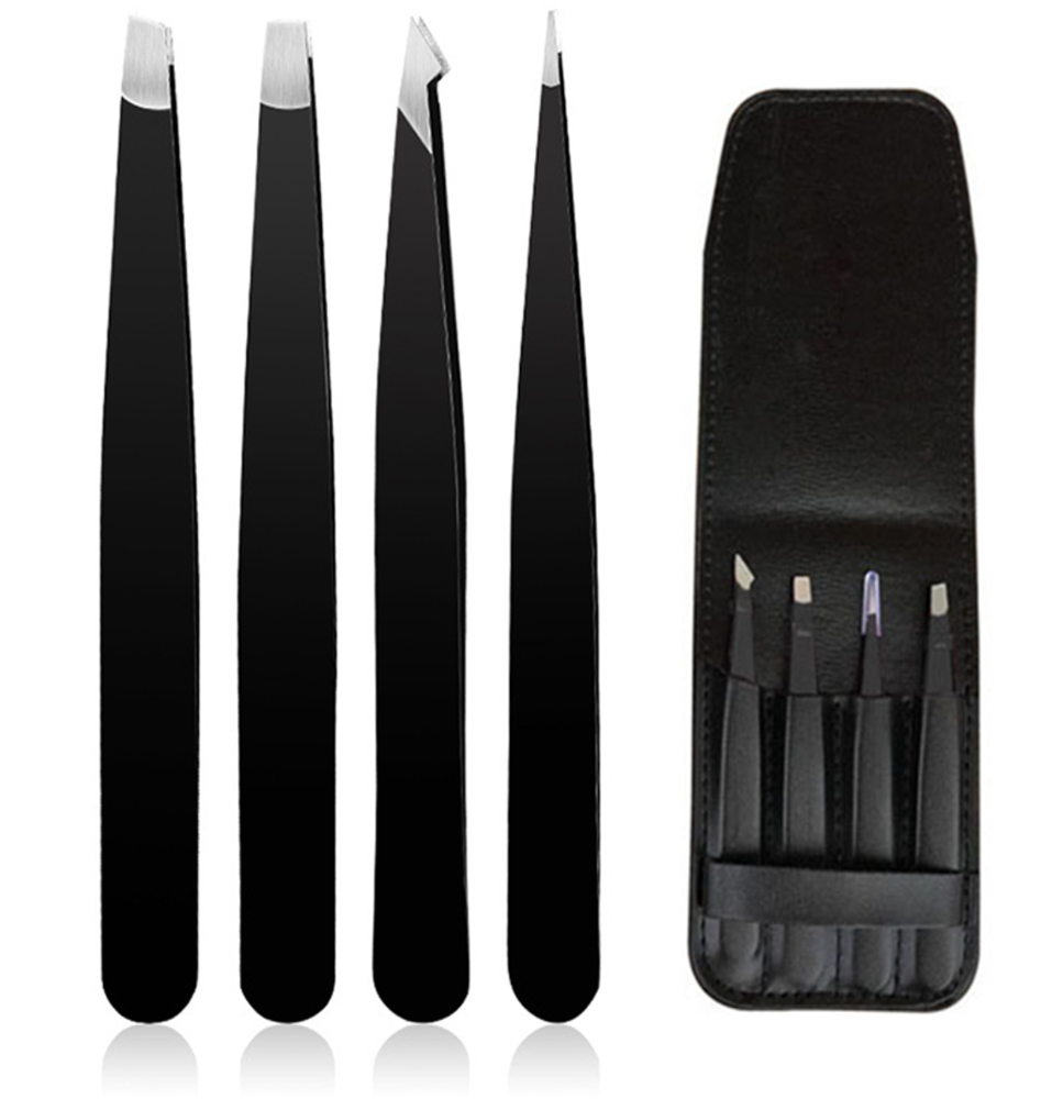 Set 4 Pensete Profesionale pentru Sprancene A-Z Beauty Skin