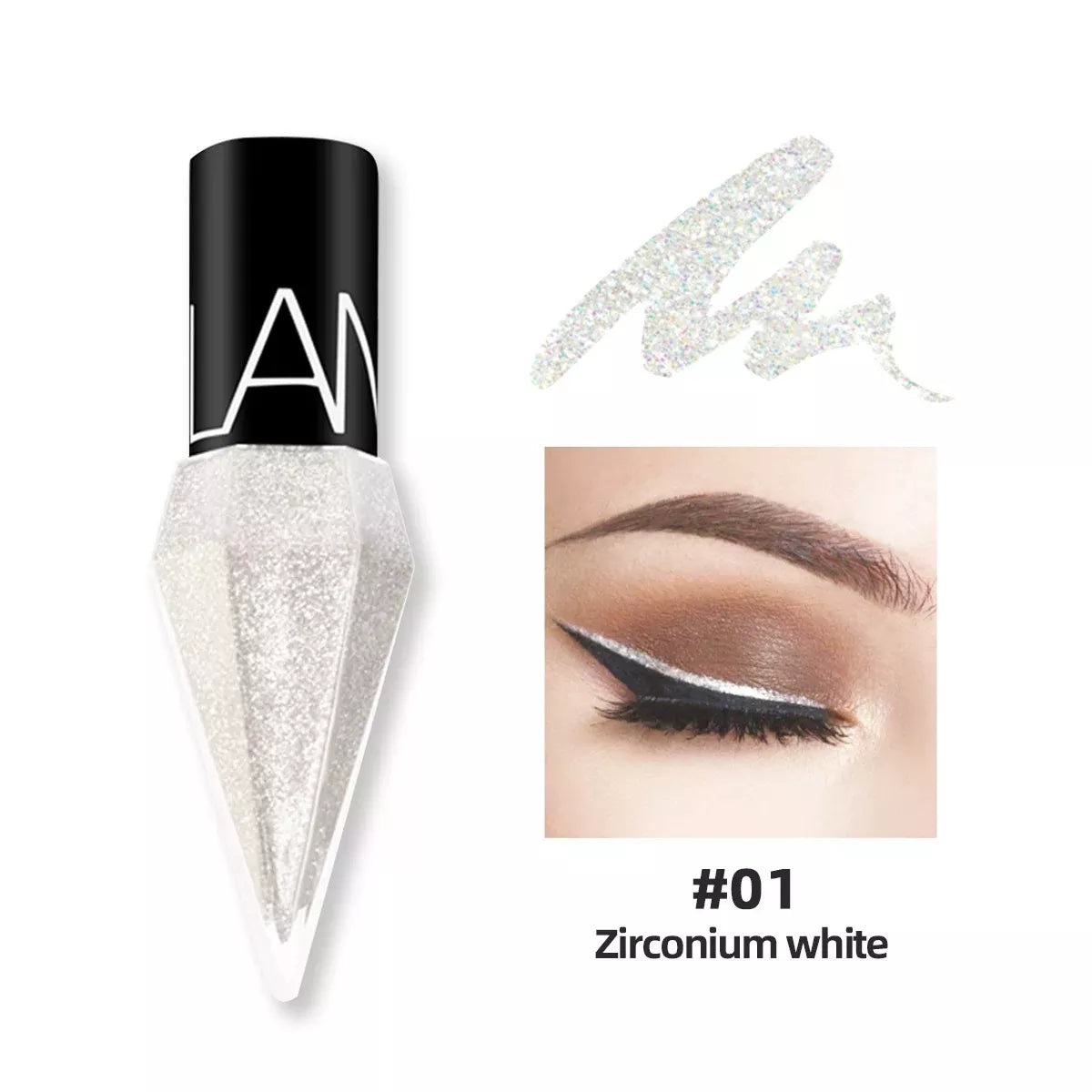 Set Cadou Eyeliner Glitter, Diamond Shimmer, 5 x 2.5 ml