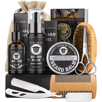 Kit Premium ingrijire, crestere barba si mustata 100% natural A-Z Beauty Skin