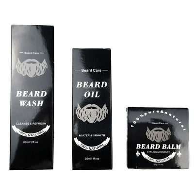 Kit Premium ingrijire, crestere barba si mustata 100% natural A-Z Beauty Skin