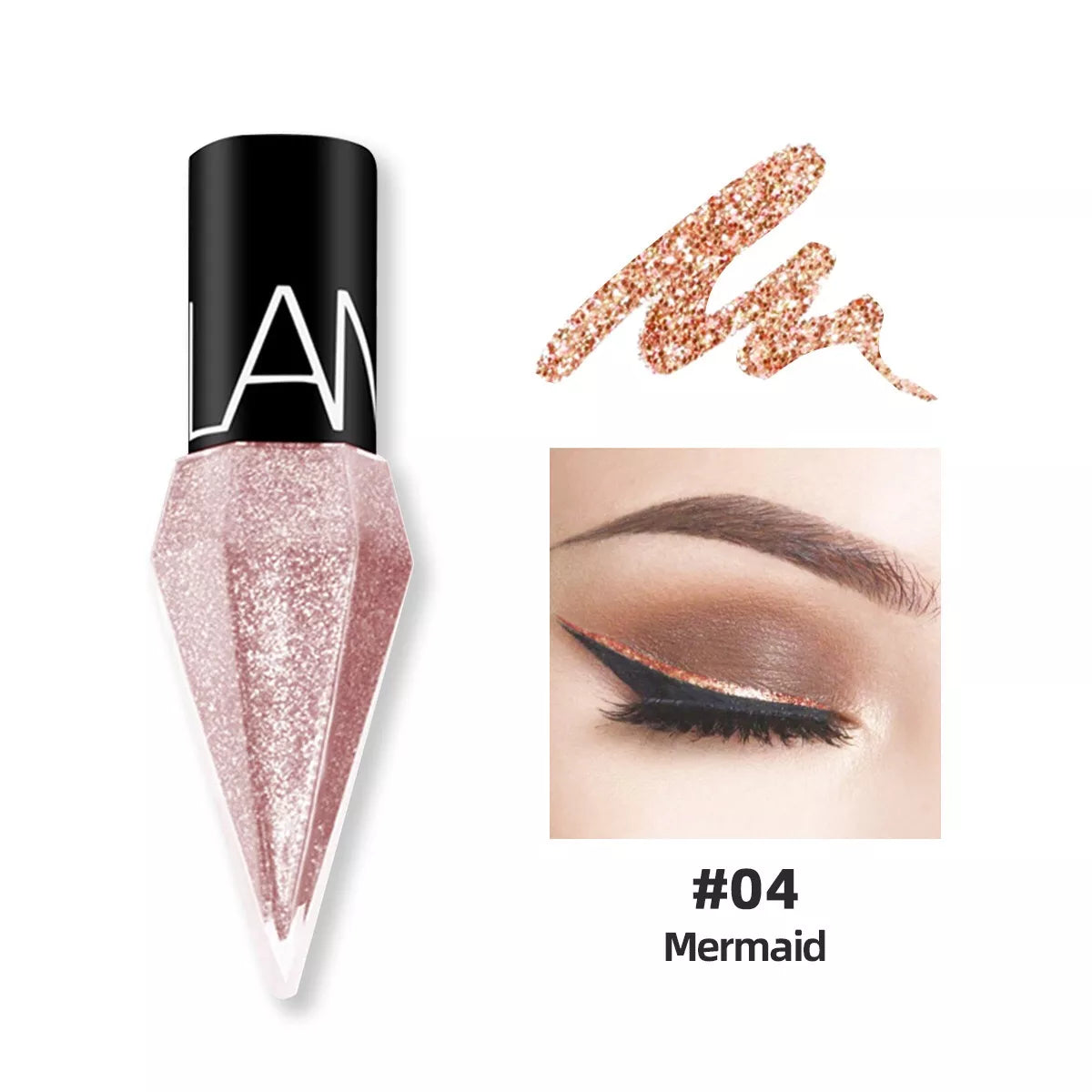 Set Cadou Eyeliner Glitter, Diamond Shimmer, 5 x 2.5 ml