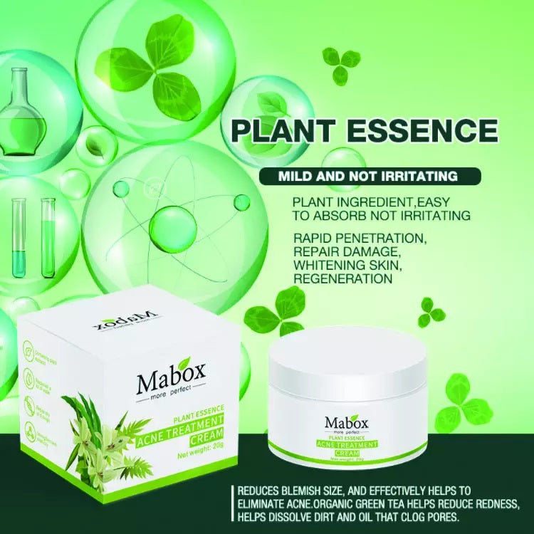 Crema hidratanta pentru tratamentul acneei, Mabox 20g, 100% naturala