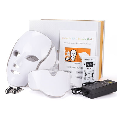 Masca faciala cu led 7 in 1, Facial SPA Mask