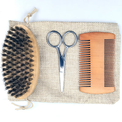 Kit Premium ingrijire, crestere barba si mustata 100% natural A-Z Beauty Skin