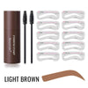 Kit stampila si 10 sabloane sprancene A-Z Beauty Skin