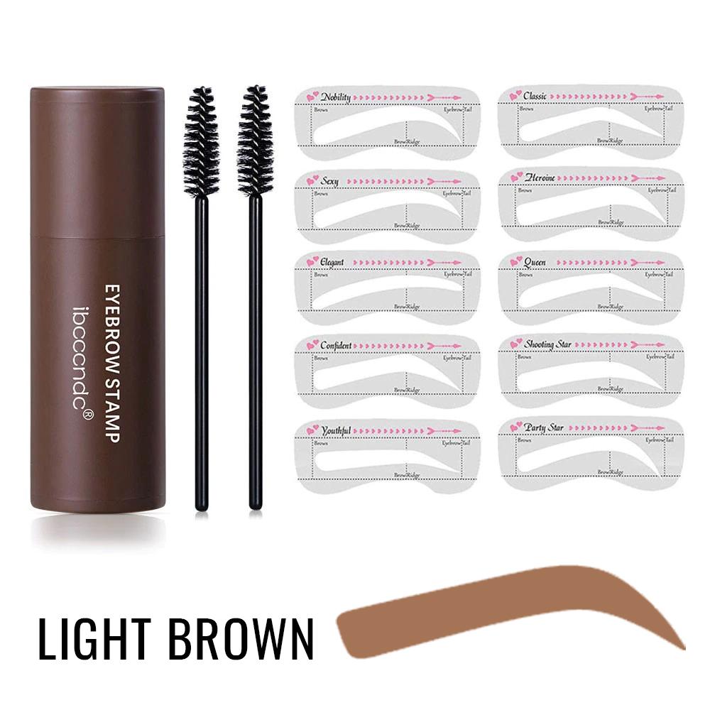 Kit stampila si 10 sabloane sprancene A-Z Beauty Skin