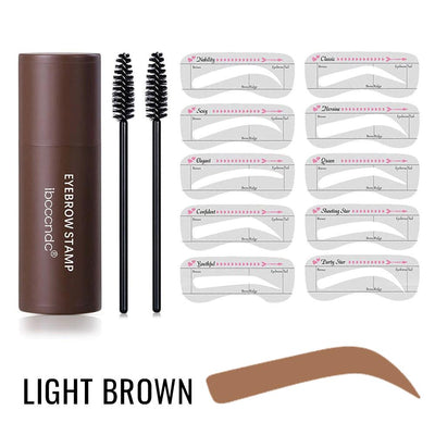 Kit stampila si 10 sabloane sprancene A-Z Beauty Skin