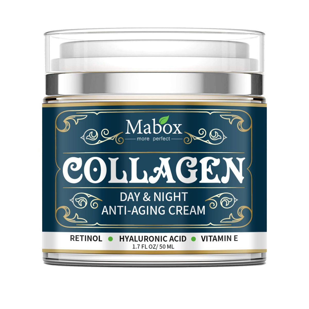 Crema de fata cu Colagen, Retinol, Acid Hyaluronic si Vitamina E Complex, 50ml A-Z Beauty Skin