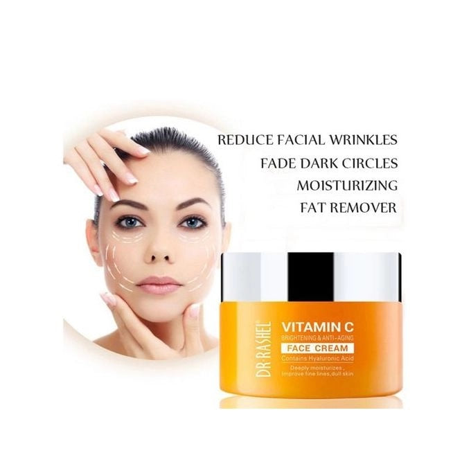 Set 5 Produse Anti - Aging cu Vitamina C, Acid Hialuronic si Niacinamide
